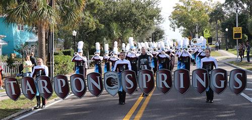 Tarpon Spings Band with banner